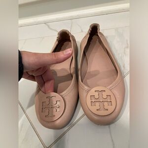 Tory Burch Miller flats in light pink size 7